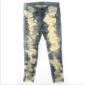 UNIQUE BEBE ACID WASH JEANS